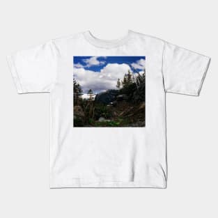 Logan's Pass, Glacier N.P., Montana Kids T-Shirt